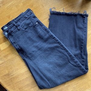 Old Navy 16 Extra High Rise Wide Leg Cropped Jeans